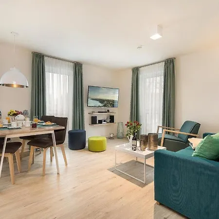 Daire Apartmenthaus Am Park Am Park 04 *